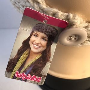 Knit head wrap with bling